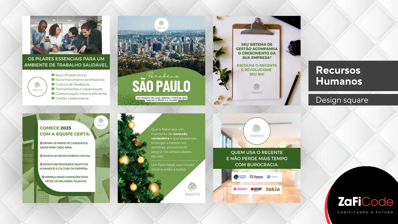 Peça de design gráfico para cliente do segmento de recursos humanos
